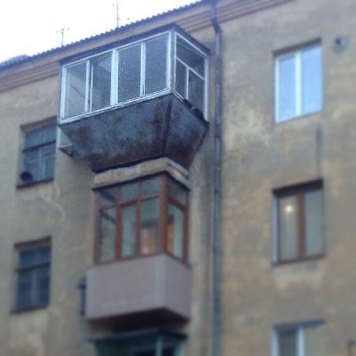 Балконы с изюминкой Юмор