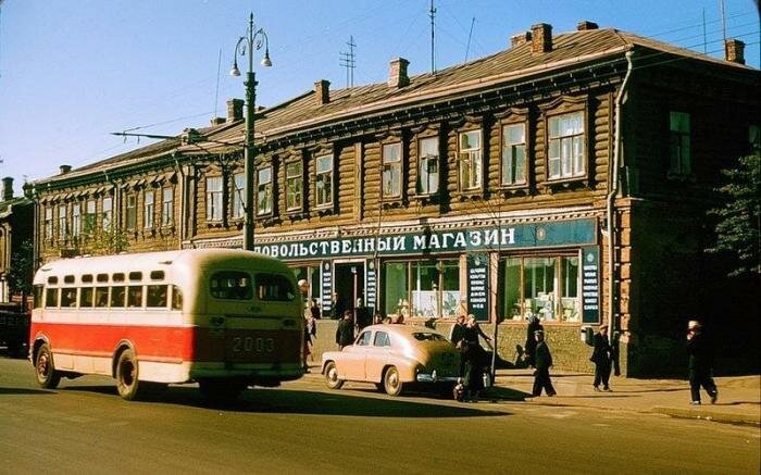 Цветные снимки Москвы 50-х годов История,ссср