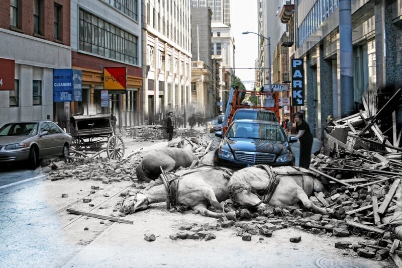 Крупнейшее землетрясение в Сан-Франциско в 1906 году   Интересное