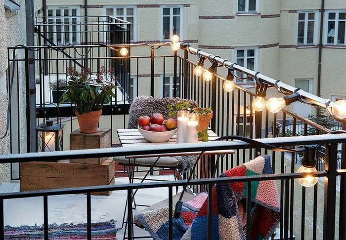 15 самых красивых маленьких балконов   Интересное