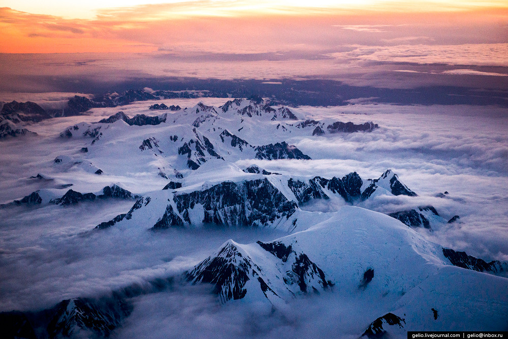 Линия перемены дат. Перелёт с Камчатки на Аляску через Тихий океан Аляска,путешествия,Россия,США,фоторепортаж