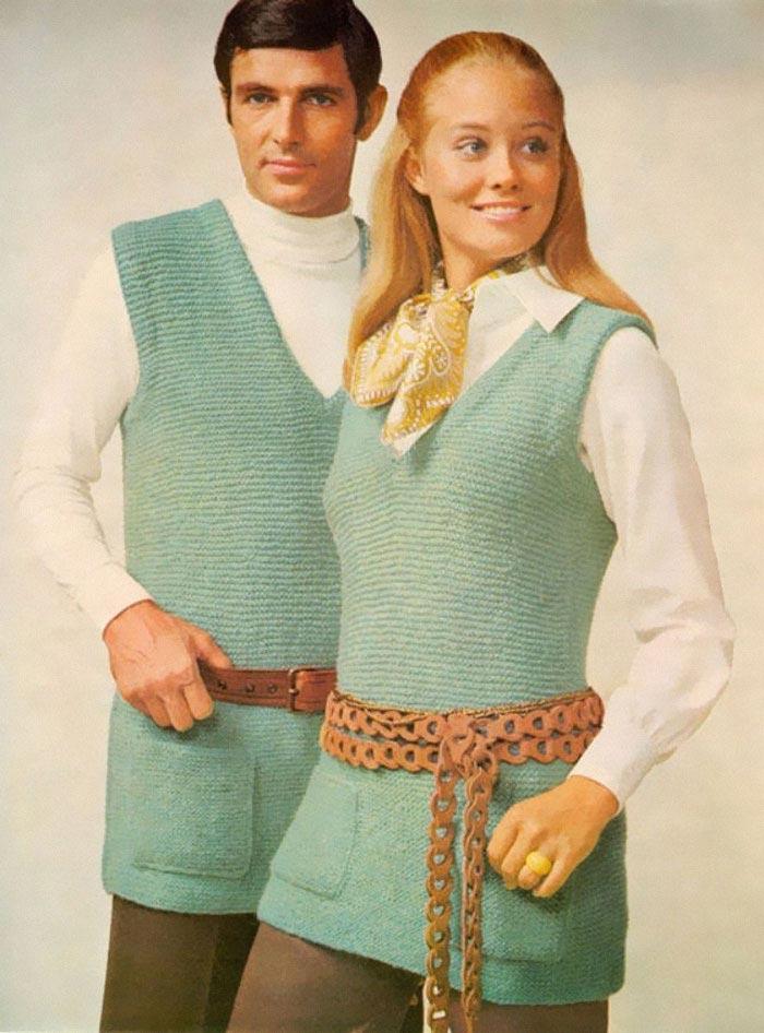 Безумные наряды из журналов 70-х, которые в те времена считались модной одеждой история моды, мода, модные журналы