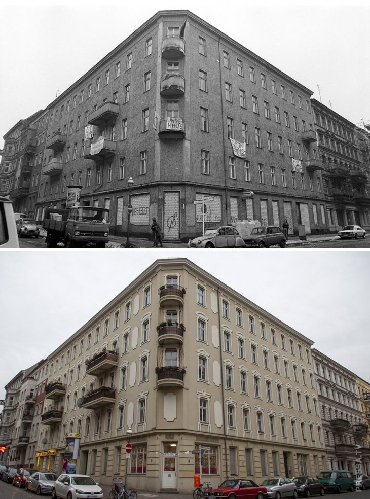 Сравнительные фотографии Берлина: как с годами менялся город 