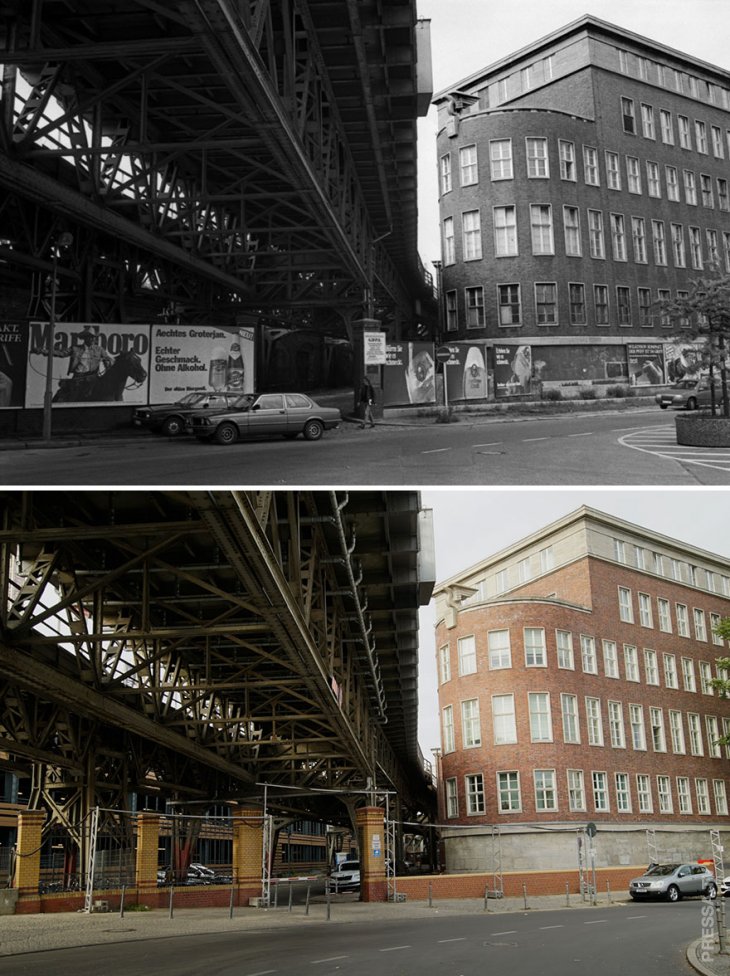 Сравнительные фотографии Берлина: как с годами менялся город 