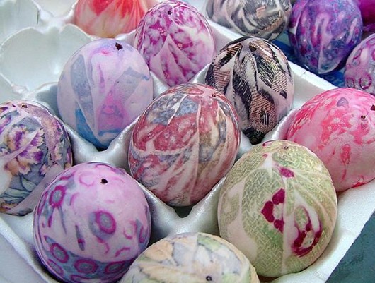 Красим яйца на Пасху ГАЛСТУКАМИ! галстуки,лайфхак,пасхальные яйца