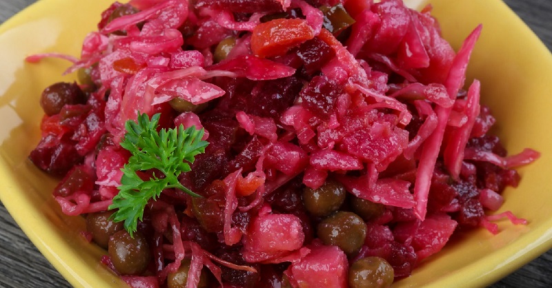 Ошибки при приготовлении винегрета кулинария, закуски, картофель, питание, салаты, свекла