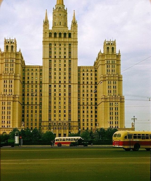 Цветные снимки Москвы 50-х годов История,ссср
