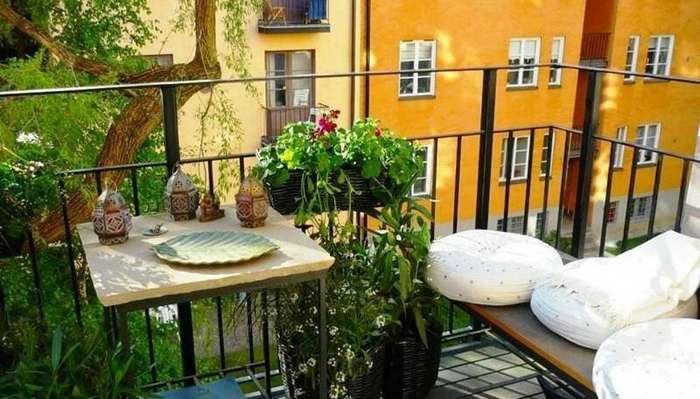 15 самых красивых маленьких балконов   Интересное