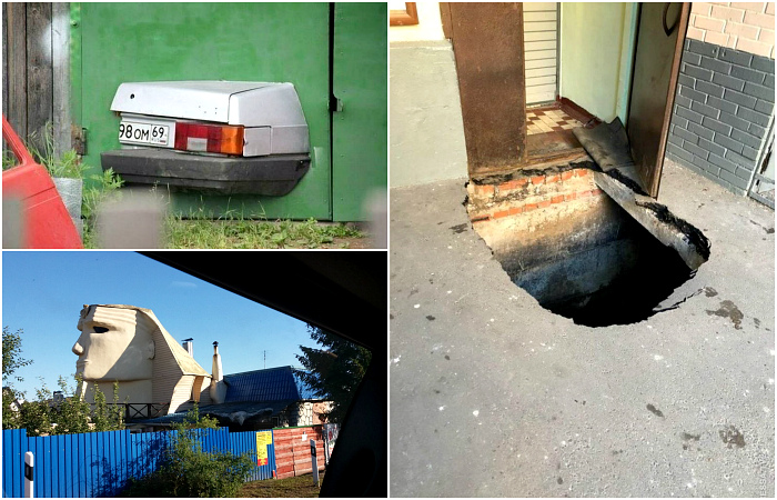 18 реальных фотографий, которые выглядят точно как ошибки видеоигры интересное