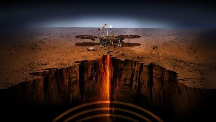 Стало известно, почему застрял бур марсохода InSight Космос