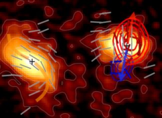 Galaxy Collision odhaluje kosmickou magnetickou superdálnici