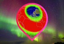 Північне Сяйво Видно Майже в Половині Штатів США Сьогодні Увечері